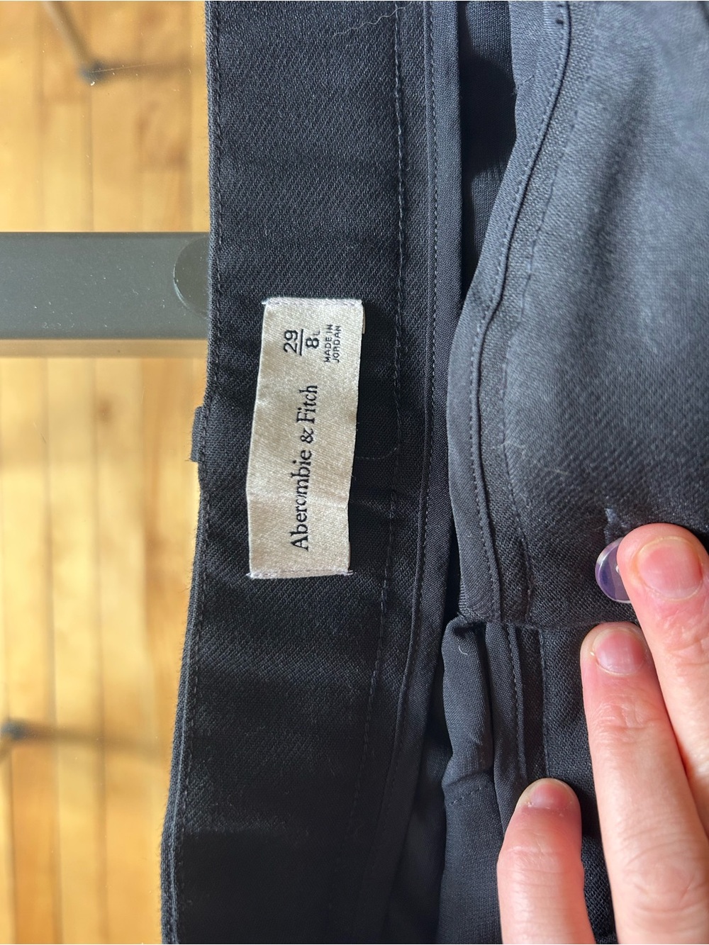 Abercrombie & Fitch Black Men's Chinos